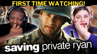 SAVING PRIVATE RYAN Absolutely CRUSHED US FIRST TIME WATCHING REACTION [upl. by Christie]