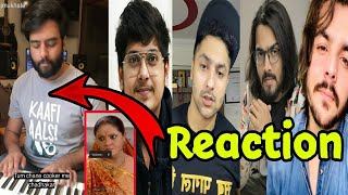 INDIAN YOUTUBERS REACTING TO RASODE ME KAUN THA  FTashishchanchlani Triggered Insaan [upl. by Drobman]