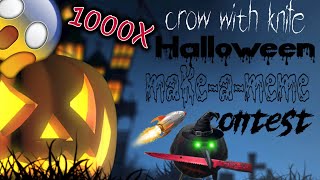 CROW WITH KNIFE LOOKS READY FOR HALLOWEEN TERROR  BINANCE IS COMING  1000X POTENTIAL [upl. by Noraf]