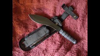 KaBar Combat Kukri Initial Impressions and a Comparison Test [upl. by Shabbir]