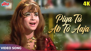 Piya Tu Ab To Aaja 4K  Asha Bhosle R D Burman  Helen Jeetendra Asha Parekh  Caravan 1971 Songs [upl. by Dey]