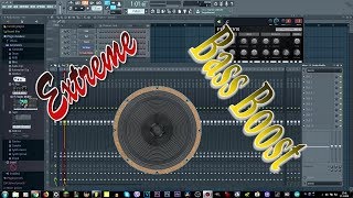 How to EXTREME bass boost any song FL studio tutorial [upl. by Lenod951]