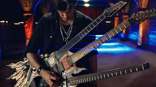 Steve Vai  Teeth of the Hydra Official Music Video [upl. by Ardnuhsal]