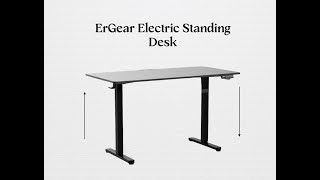 Assembly of the ErGear Electric Standing Desk [upl. by Airot727]