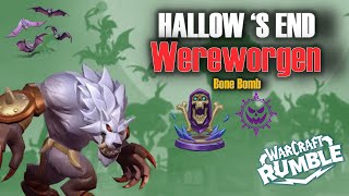 Hallows End  Week 2 2024  Day 2  Wereworgen  Bone Bomb  Warcraft Rumble [upl. by Nraa]