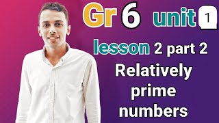 Grade 6 Unit 1 Lesson 2 Relatively Prime Numbers [upl. by Guido863]