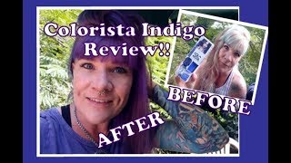 Colorista Indigo LOreal Paris SemiPermanent Hair Color Tutorial and Review [upl. by Sandi]