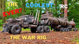 Is This The COOLEST RC EVER Custom Built 110 Scale Mad Max War Rig [upl. by Uwkuhceki39]