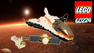 Lego City Espace La mission dentretien du satellite Lego Space Mars 60224 Jouet Speed Build [upl. by Else]