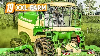 LS19 XXL Farm 19 Im Krone BIG M Gras für die Kühe mähen  LANDWIRTSCHAFTS SIMULATOR 2019 [upl. by Brendin803]