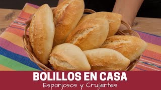 Cómo hacer bolillos caseros pan frances [upl. by Desdamonna]