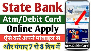 Sbi Atm Card Online Apply  Sbi Debit Card Online Apply  How To Apply Atm Card In State Bank 2024 [upl. by Ojela]