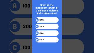 What is the maximum length of a Shielded Twisted Pair STP cable [upl. by Ttekcirc]