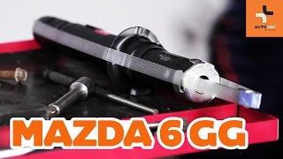 Wie Mazda 6 GY Stoßdämpfer vorne wechseln TUTORIAL  AUTODOC [upl. by Ahsiema346]