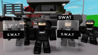 SWAT HOUSE RAID IN BROOKHAVEN RP Roblox [upl. by Herald]