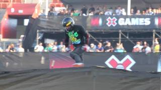 X Games 16 Steve Mc Cann BMX Big Air Silver Medal Run [upl. by Htnnek]