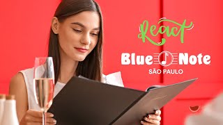 Como é a CARTA de VINHOS do Restaurante BLUE NOTE SP  REACT [upl. by Afinom]