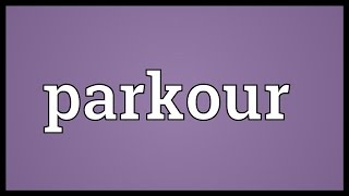 Parkour Meaning [upl. by Schatz729]