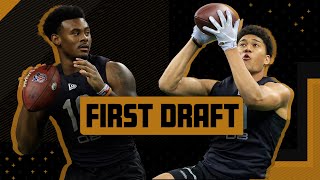 Mel Kiper Jr and Todd McShay reveal their NEW top 10 NFL Draft picks in Mock 35  First Draft [upl. by Elhsa]