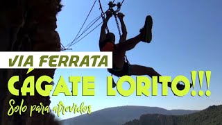 ➤VIA FERRATA CÀGATE LORITO LA MÁS DIFÍCIL Y COMPLETA DE ESPAÑA [upl. by Brigette]