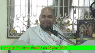 Aithareyopanishad Bhashyam Paata By Pt Sridharacharya Joshi  Chennai 5 26 May 2019 Session [upl. by Dewey]