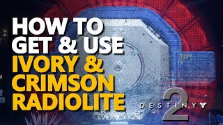 How to get and use Radiolite Destiny 2 [upl. by Siegler]