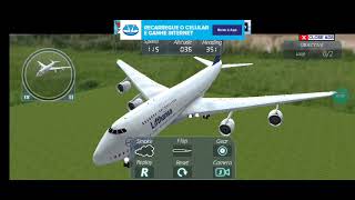 Flywings 2016 flight Simulator free Boing 747 8i Lufthanza PC Gameplay [upl. by Sirk]