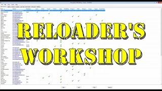 Reloaders WorkShop Tutorial  Part 7  New Firearm Collection Manager [upl. by Odlabso6]