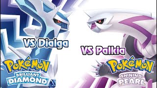 Pokémon Brilliant Diamond amp Shining Pearl  PalkiaDialga Battle Music HQ [upl. by Ednutey]