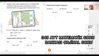 TÜREV YENİ NESİL SORU ÇÖZÜMÜ AYT MATEMATİK 345 YAYINLARI [upl. by Pallaten]