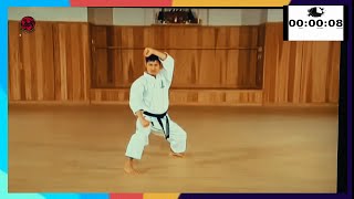 Souchin  Rhythm  Technique  Time shotokan [upl. by Egnalos341]