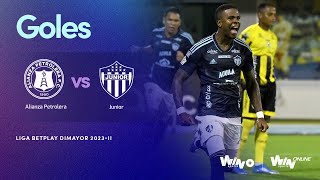 Alianza Petrolera vs Junior goles  Liga BetPlay Dimayor 2023 2  Fecha 11 [upl. by Kennith]