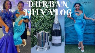 Durban July Vlog  flying with Eswatini Air  check in at Zimbali  Sunset swim  Dinner [upl. by Klapp]