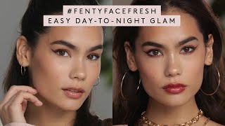 Easy DayToNight Everyday Glam  FENTYFACEFRESH Step By Step Makeup Tutorial [upl. by Brennen]