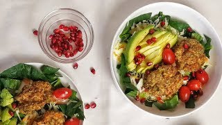 Gluten Free Salmon Cakes  Healthy Salmon Patties with Seeds  Mediterranean diet recipes [upl. by Leraj284]