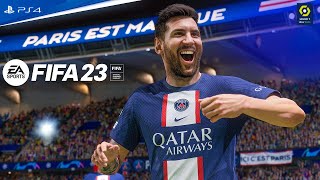 FIFA 23  PSG vs Troyes  Ligue 1 Uber Eats 202223  PS4 Slim Gameplay [upl. by Agnes]