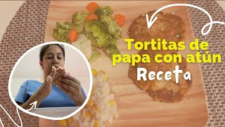 Tortitas de papa y atún 😋  Receta fácil  rápida y económica 📝 [upl. by Annora]