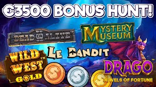 €3500 BONUS HUNT AGAIN😱😎🎰 [upl. by Hildagard966]