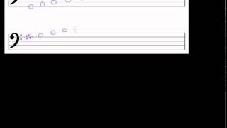 G Major Scale Bass Clef [upl. by Ujawernalo]