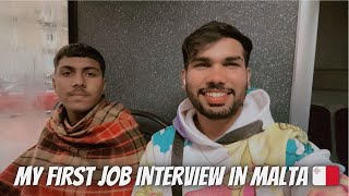 Malta Job Interview  Work in Malta  Malta Student  Vlog 15 [upl. by Biamonte384]