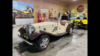 1952 MG TD fiberfab replica kit car [upl. by Oeram]