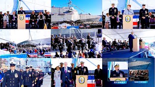 USS Canberra LCS 30 Commissioning on 22 July 2023 [upl. by Eidurt]