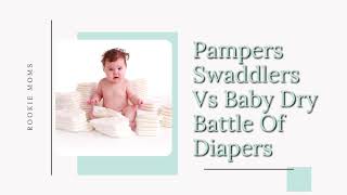 The Diaper Debate Pampers Swaddlers vs Baby Dry [upl. by Epilif]