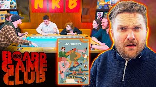 Lets Play MONIKERS  Board Game Club [upl. by Inness]