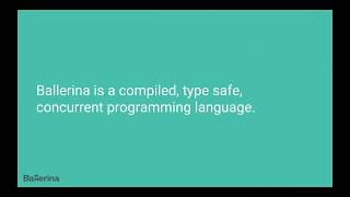 Webinar Intro to Ballerina A Cloud Native Programming Language [upl. by Sherwynd507]