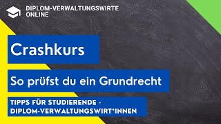 Prüfung eines Grundrechts für Anfänger  Aufbau und Systematik [upl. by Leumel]