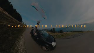 How to takeoff with a paraglider [upl. by Nnael877]