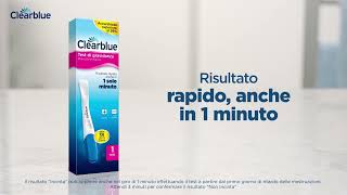 Video illustrativo Test di Gravidanza Clearblue® Rilevazione Rapida solo per l’Italia [upl. by Phelps]