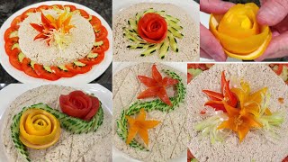 EASY Food Garnishing For Beginners Make your Next Party Pop [upl. by Llet]