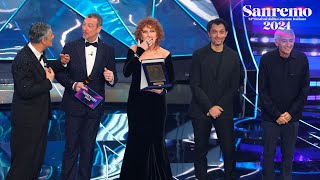 Sanremo 2024  I Premi della critica sala stampa e dellOrchestra [upl. by Asennav]